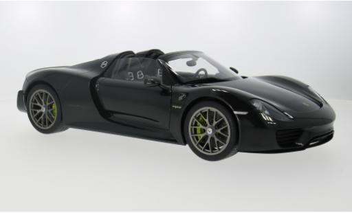 Diecast model cars Porsche 918 1/12 AUTOart Spyder Weissach Package schwarz 1:12 Porsche 918 1/12 AUTOart Spyder Weissach Package schwarz 1:12 diecast model cars