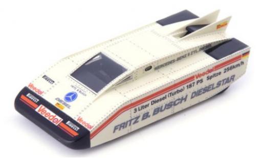 Mercedes CLA 1/43 AutoCult Fritz B. Busch Dieselstar beige clair/Décorer 1975 diecast model cars