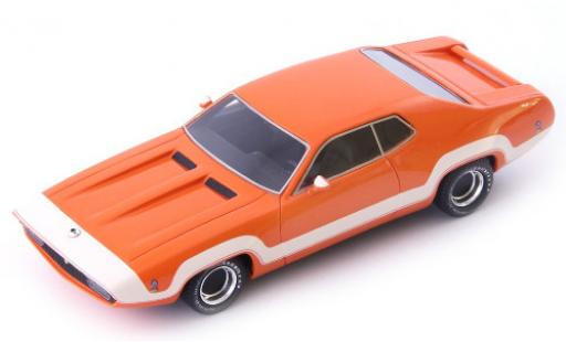 Plymouth Road Runner 1/43 AutoCult Rapid Transit orange/Dekor 1971 diecast model cars