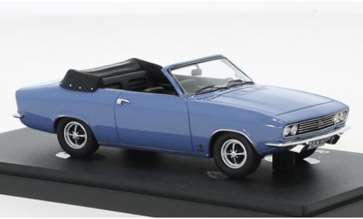 Opel Manta 1/43 AutoCult Autocult/Avenue 43 A cabriolet Karmann blue 1971 diecast model cars