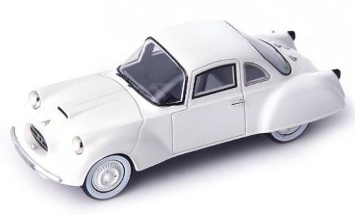 Citroen 2CV 1/43 AutoCult DF Coupe white 1956 diecast model cars