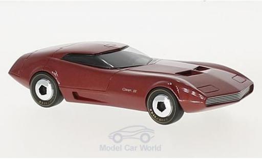 Dodge Charger 1968 1/43 AutoCult III metallic red 1968 diecast model cars