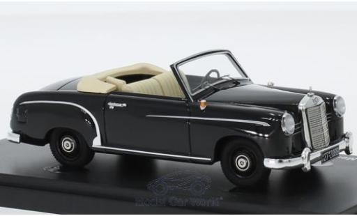 Mercedes 180 1/43 AutoCult Cabriolet A Predotyp black 1953 diecast model cars