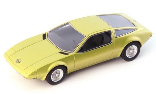 Opel GT 1/43 AutoCult /W (Geneve Concept) metallic yellow 1975 diecast model cars
