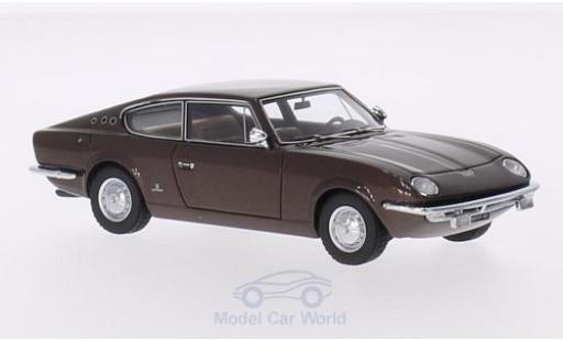 Fiat 125 1/43 AutoCult Samantha Vignale metallic brown 1967 diecast model cars