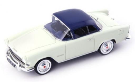 Simca Aronde 1/43 AutoCult Plein Ciel white/blue 1957 diecast model cars