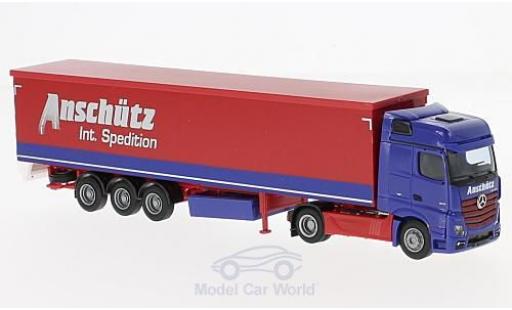 Diecast model cars Mercedes Actros 1/87 AWM 2 Big. Aerop. Anschütz Schubb.-SZ Mercedes Actros 1/87 AWM 2 Big. Aerop. Anschütz Schubb.-SZ diecast model cars