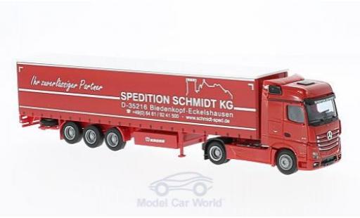 Diecast model cars Mercedes Actros 1/87 AWM 2 Big. Aerop. Schmidt G-KSZ Mercedes Actros 1/87 AWM 2 Big. Aerop. Schmidt G-KSZ diecast model cars