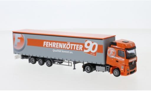 Diecast model cars Mercedes Actros 1/87 AWM 2 BigSpace / Aerop. Fehrenkötter Megaliner-camion avec bache Mercedes Actros 1/87 AWM 2 BigSpace / Aerop. Fehrenkötter Megaliner-camion avec bache diecast model cars