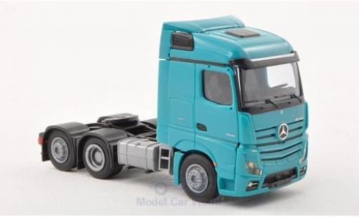 Diecast model cars Mercedes Actros 1/87 AWM 2 Streamspace/Aerop. türkis Solo-Zugmaschine 3-achig türkis Mercedes Actros 1/87 AWM 2 Streamspace/Aerop. türkis Solo-Zugmaschine 3-achig türkis diecast model cars