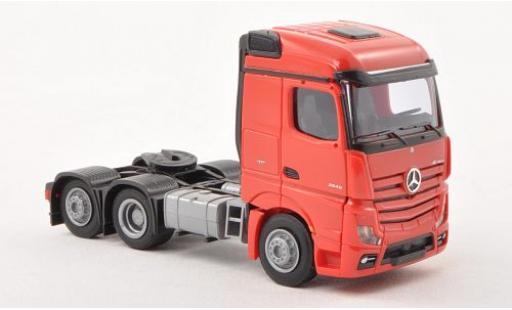 Diecast model cars Mercedes Actros 1/87 AWM 2 Streamspace red Solo-Zugmaschine 3-achsig red Mercedes Actros 1/87 AWM 2 Streamspace red Solo-Zugmaschine 3-achsig red diecast model cars