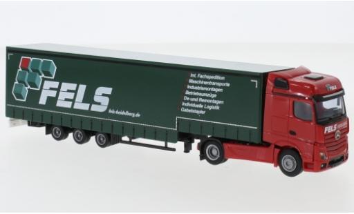 Diecast model cars Mercedes Actros 1/87 AWM 5 BigSpace/Aerop. Fels Jumbo-camion avec bache Mercedes Actros 1/87 AWM 5 BigSpace/Aerop. Fels Jumbo-camion avec bache diecast model cars
