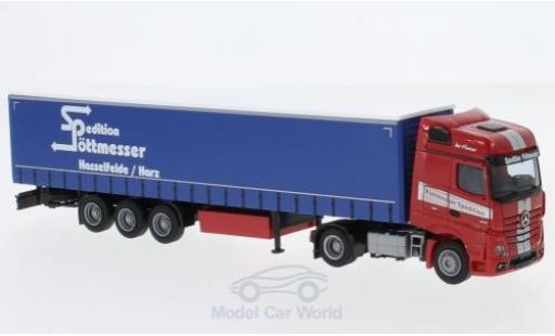 Diecast model cars Mercedes Actros 1/87 AWM 2 Big. Aerop. Pöttmesser G-KSZ Mercedes Actros 1/87 AWM 2 Big. Aerop. Pöttmesser G-KSZ diecast model cars
