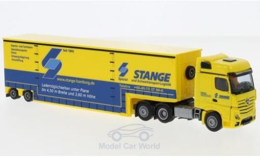 Diecast model cars Mercedes Actros 1/87 AWM 2 Big./Aerop. Stange Tiefbett-SZ Mercedes Actros 1/87 AWM 2 Big./Aerop. Stange Tiefbett-SZ diecast model cars