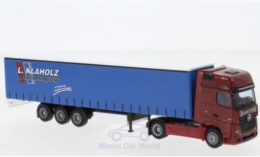 Diecast model cars Mercedes Actros 1/87 AWM 2 Giga. / Aerop. Klaholz G-KSZ Mercedes Actros 1/87 AWM 2 Giga. / Aerop. Klaholz G-KSZ diecast model cars