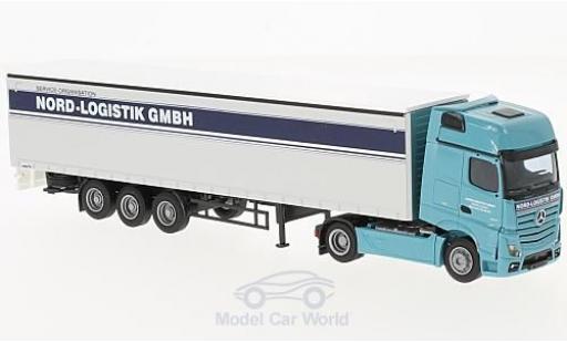 Diecast model cars Mercedes Actros 1/87 AWM 2 Giga. / Aerop. Nord Logistik G-KSZ Mercedes Actros 1/87 AWM 2 Giga. / Aerop. Nord Logistik G-KSZ diecast model cars