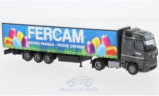 Diecast model cars Mercedes Actros 1/87 AWM 2 Stream./Aerop. FERCAM G-KSZ Mercedes Actros 1/87 AWM 2 Stream./Aerop. FERCAM G-KSZ diecast model cars