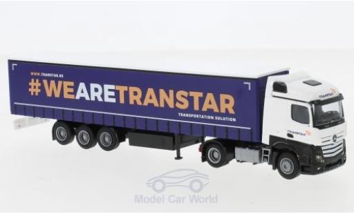 Diecast model cars Mercedes Actros 1/87 AWM 2 Stream. / Aerop. Transtar G-KSZ Mercedes Actros 1/87 AWM 2 Stream. / Aerop. Transtar G-KSZ diecast model cars