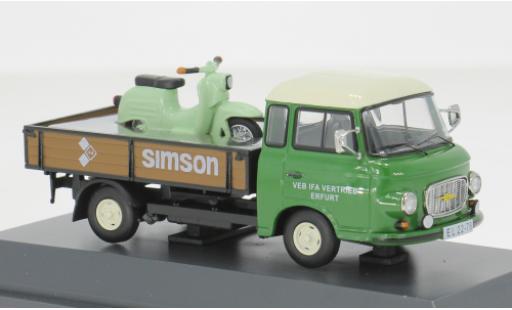 Barkas B1000 1/43 Schuco gr&uuml;n/braun 1:43 diecast model cars