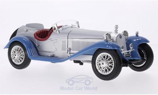 Diecast model cars Alfa Romeo 8C 1/18 Burago 2300 Spider Touring grey/blue RHD 1932 ohne Vitrine Alfa Romeo 8C 1/18 Burago 2300 Spider Touring grey/blue RHD 1932 ohne Vitrine diecast model cars