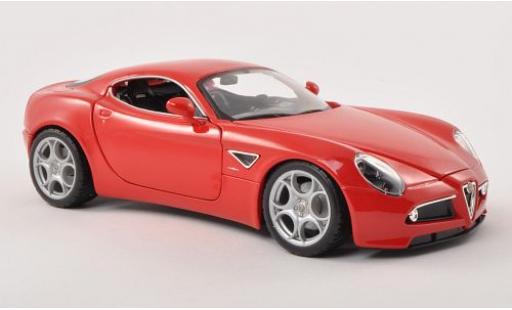 Diecast model cars Alfa Romeo 8C 1/18 Burago Competizione red 2007 Alfa Romeo 8C 1/18 Burago Competizione red 2007 diecast model cars