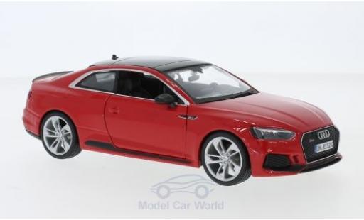 Audi RS5 1/24 Burago RS 5 red 2019 diecast model cars