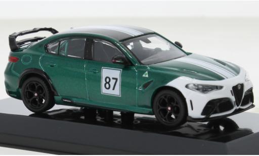 Diecast model cars Alfa Romeo Giulia 1/43 Burago GTA green/white No.87 Alfa Romeo Giulia 1/43 Burago GTA green/white No.87 diecast model cars