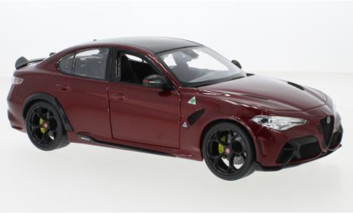 Diecast model cars Alfa Romeo Giulia 1/18 Burago GTA metallise red 2020 Alfa Romeo Giulia 1/18 Burago GTA metallise red 2020 diecast model cars