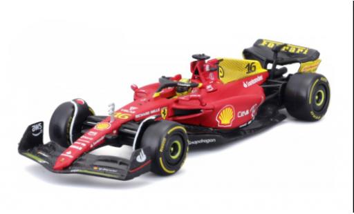 Diecast model cars Ferrari F1 1/43 Burago -75 No.16 Scuderia formule 1 GP Monza 2022 Ferrari F1 1/43 Burago -75 No.16 Scuderia formule 1 GP Monza 2022 diecast model cars