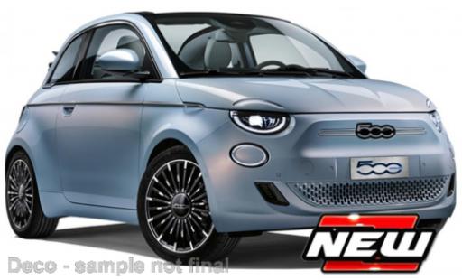 Diecast model cars Fiat 500 1/24 Burago Bburago e blue clair Fiat 500 1/24 Burago Bburago e blue clair diecast model cars