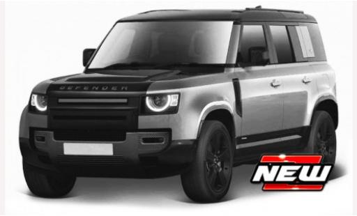 Diecast model cars Land Rover Defender 1/24 Burago 110 metallise grey Land Rover Defender 1/24 Burago 110 metallise grey diecast model cars