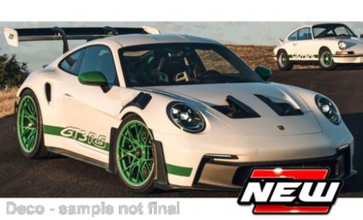 Porsche 992 GT3 R 1/43 Burago Bburago 911  S white/green 2023 diecast model cars