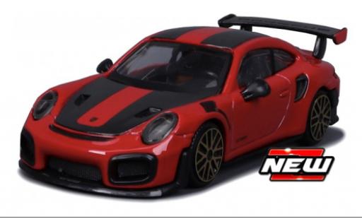 Diecast model cars Porsche 911 1/43 Burago GT2 RS red/black Porsche 911 1/43 Burago GT2 RS red/black diecast model cars