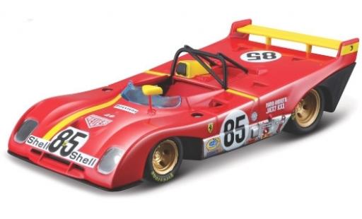 Ferrari 312 1/43 Burago P RHD No.85 Scuderia 6h Watkins Glen 1972 M. Andretti/J.Ickx diecast model cars