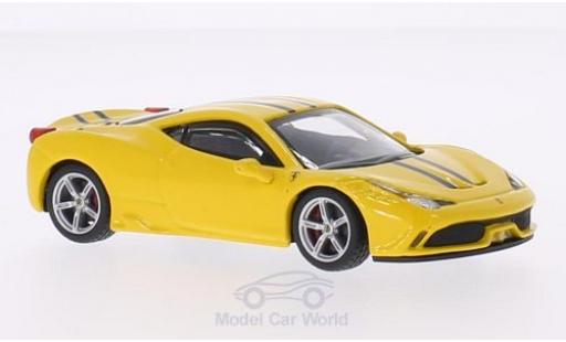 Ferrari 458 1/43 Burago Speciale yellow/Dekor diecast model cars