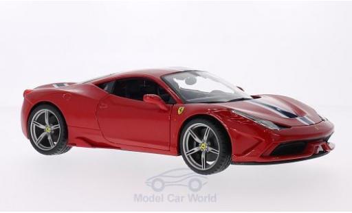 Ferrari 458 1/18 Burago Speciale red diecast model cars