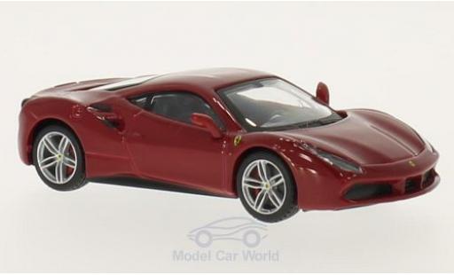 Diecast model cars Ferrari 488 1/43 Burago GTB red Ferrari 488 1/43 Burago GTB red diecast model cars