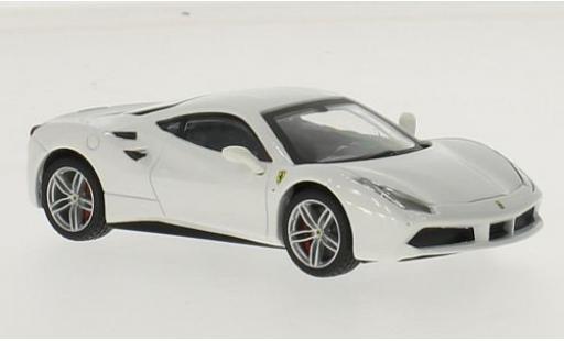 Diecast model cars Ferrari 488 1/43 Burago GTB white Ferrari 488 1/43 Burago GTB white diecast model cars