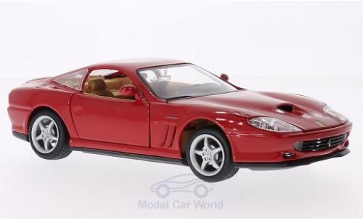 Ferrari 550 Maranello 1/24 Burago Maranello red diecast model cars