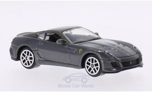 Diecast model cars Ferrari 599 GTO 1/64 Burago GTO metallic grey Ferrari 599 GTO 1/64 Burago GTO metallic grey diecast model cars