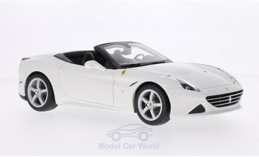 Diecast model cars Ferrari California 1/18 Burago T white 2014 offen ohne Vitrine Ferrari California 1/18 Burago T white 2014 offen ohne Vitrine diecast model cars
