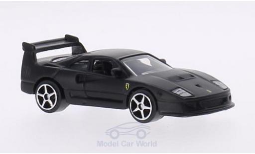 Diecast model cars Ferrari F40 1/64 Burago Competizione matt-black Ferrari F40 1/64 Burago Competizione matt-black diecast model cars