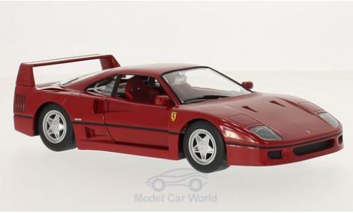 Ferrari F40 1/24 Burago red diecast model cars