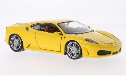 Ferrari F430 1/24 Burago yellow diecast model cars