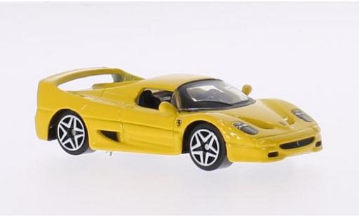 Diecast model cars Ferrari F50 1/64 Burago yellow Ferrari F50 1/64 Burago yellow diecast model cars