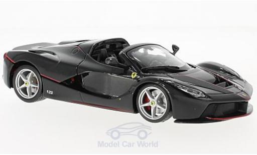 Diecast model cars Ferrari LaFerrari 1/24 Burago La Aperta metallic black Ferrari LaFerrari 1/24 Burago La Aperta metallic black diecast model cars