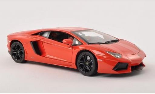 Lamborghini Aventador 1/18 Burago Bburago LP700-4 metallise orange 2011 1:18 diecast model cars