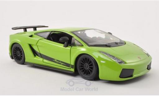 Lamborghini Gallardo Superleggera 1/24 Burago Superleggera green 2003 diecast model cars