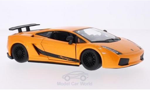 Lamborghini Gallardo Superleggera 1/24 Burago Superleggera metallic orange 2003 diecast model cars