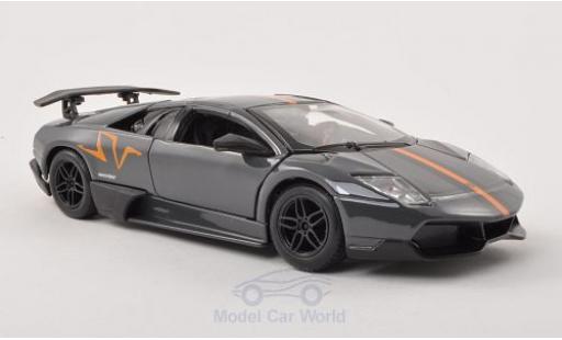 Lamborghini Murcielago 1/24 Burago LP 670-4 SV metallic grey/orange diecast model cars